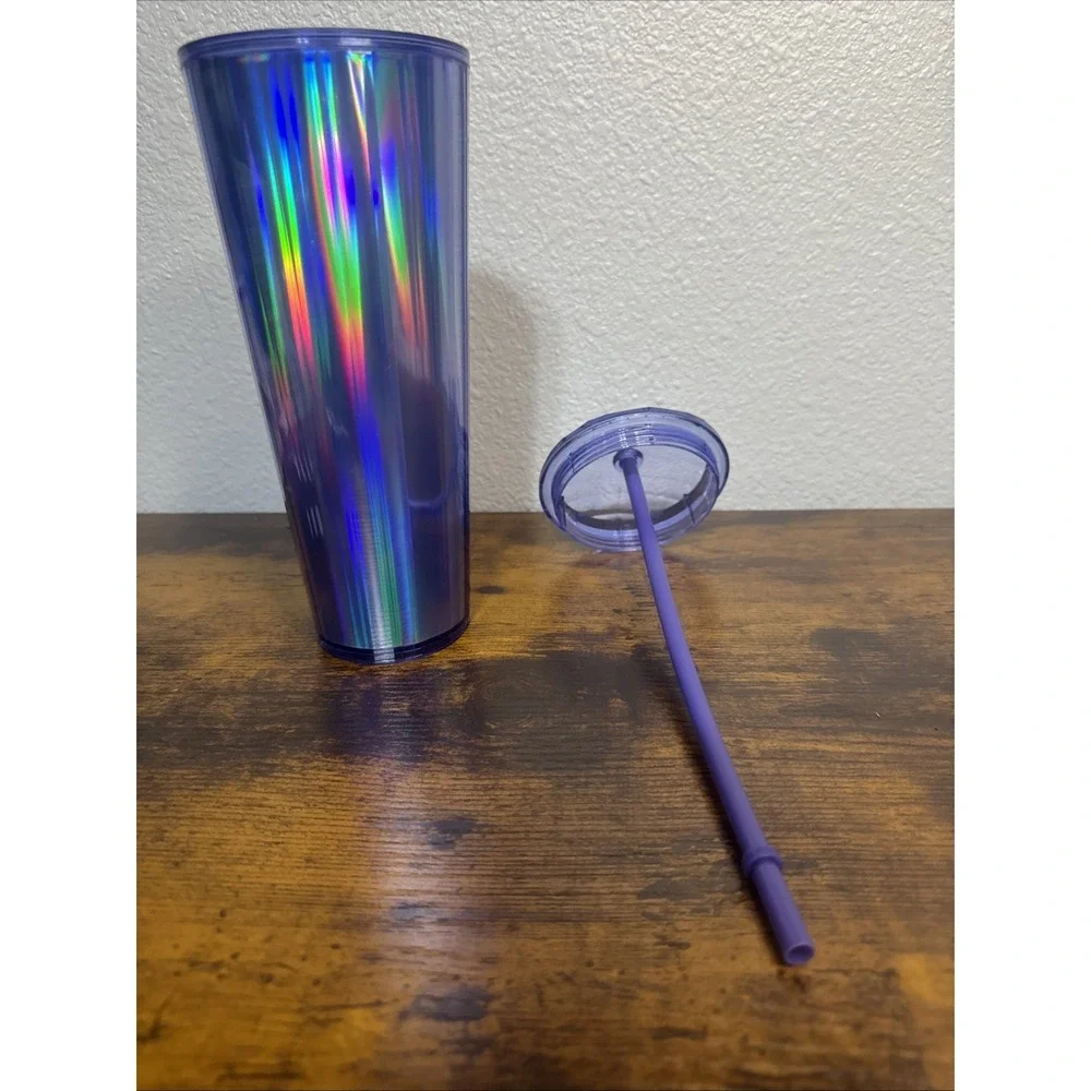 Starbucks 2022 Fall Kaleidoscope 24 Oz‎ Tumbler Purple Prism limited-ed cold cup